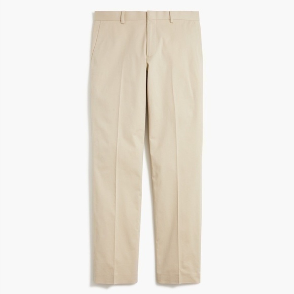 J.Crew Factory Stretch suit pant in flex chino sandy dune size 34